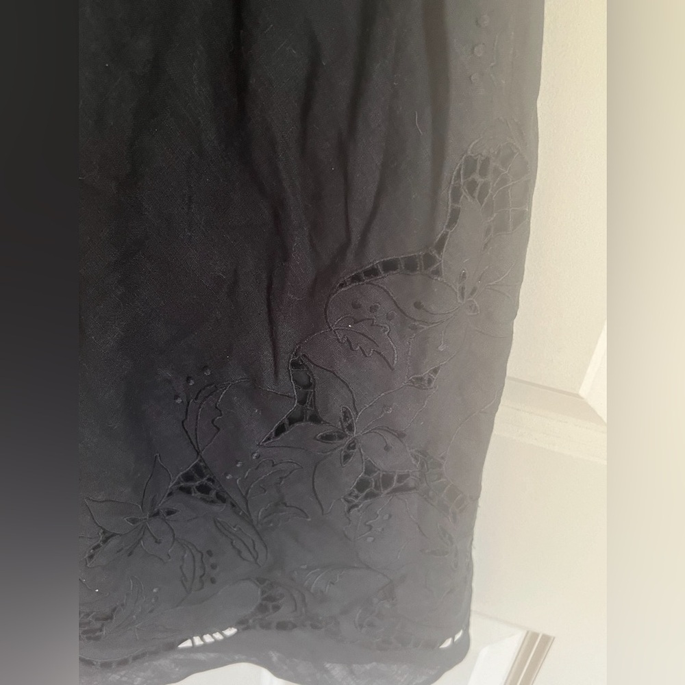 Ann Taylor Black Eyelet halter Dress - Picture 13 of 13